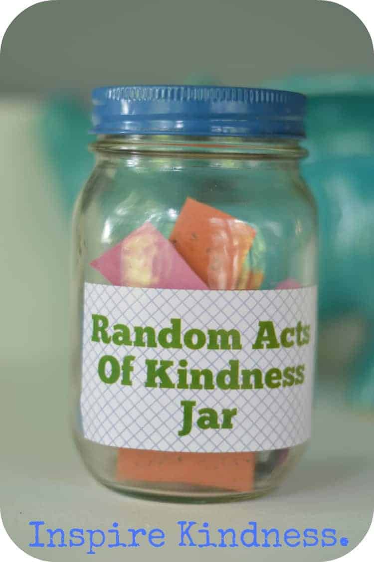Random Acts of Kindness Jar