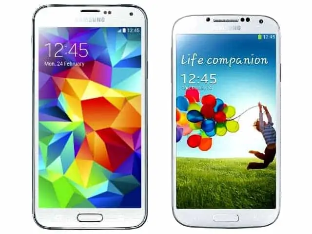 Samsung Galaxy S5 vs S4