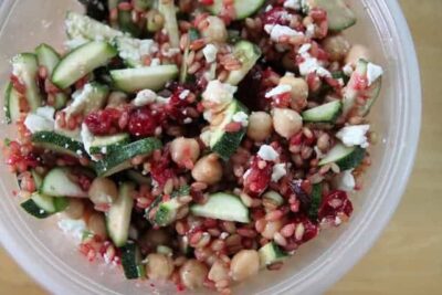 Wheatberry Cranberry Salad