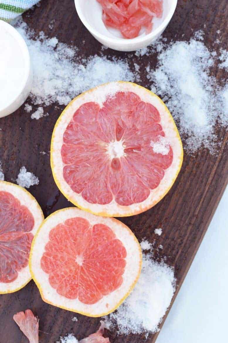 DIY Grapefruit Sugar Scrub