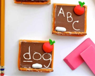Back to school Chalkboard S'Mores Recipe