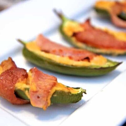 Sweet and Spicy Bacon Wrapped Jalapeño Poppers