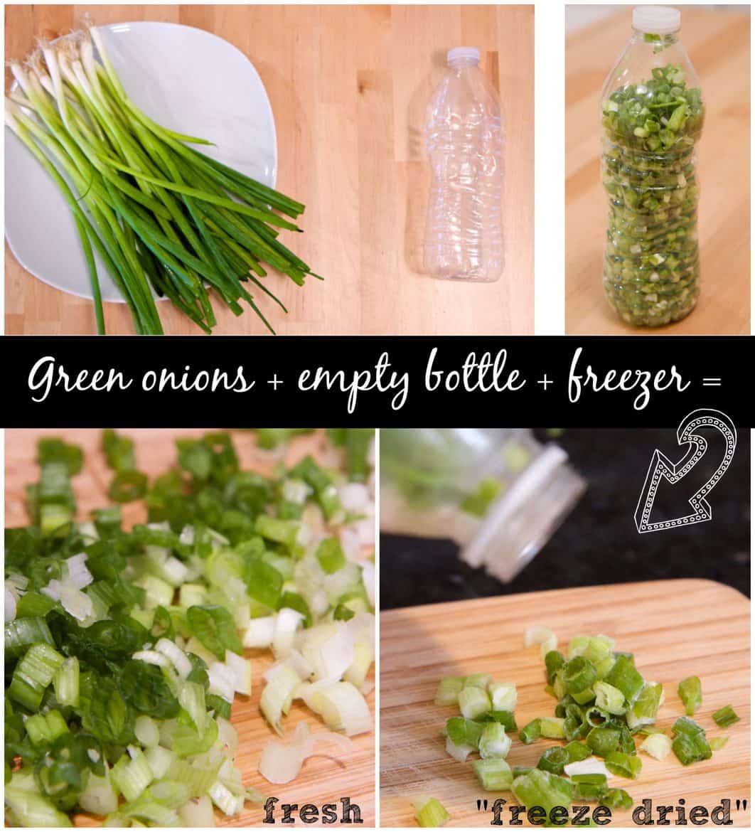 These two clever kitchen hacks make your fresh herbs useable later as easy recipe starters or "freeze dried" so you can use them months later! Less waste! 