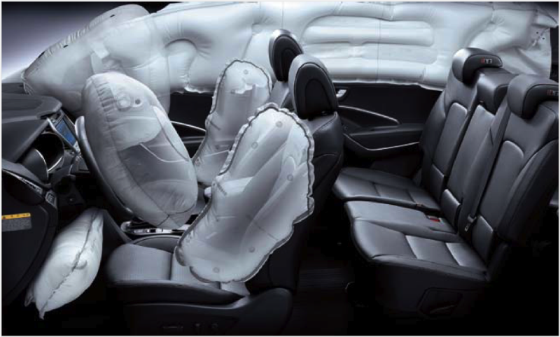 hyundai santa fe airbags