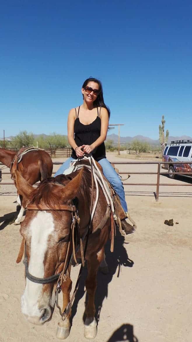 Horseback Riding In The Arizona Desert With Snickers