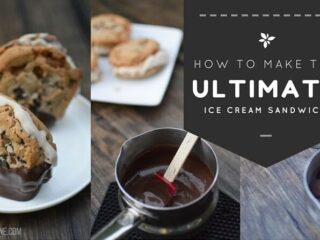 how to make the ultimate ice cream sandwich wide blog graphic