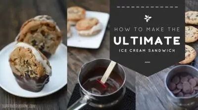 how to make the ultimate ice cream sandwich wide blog graphic