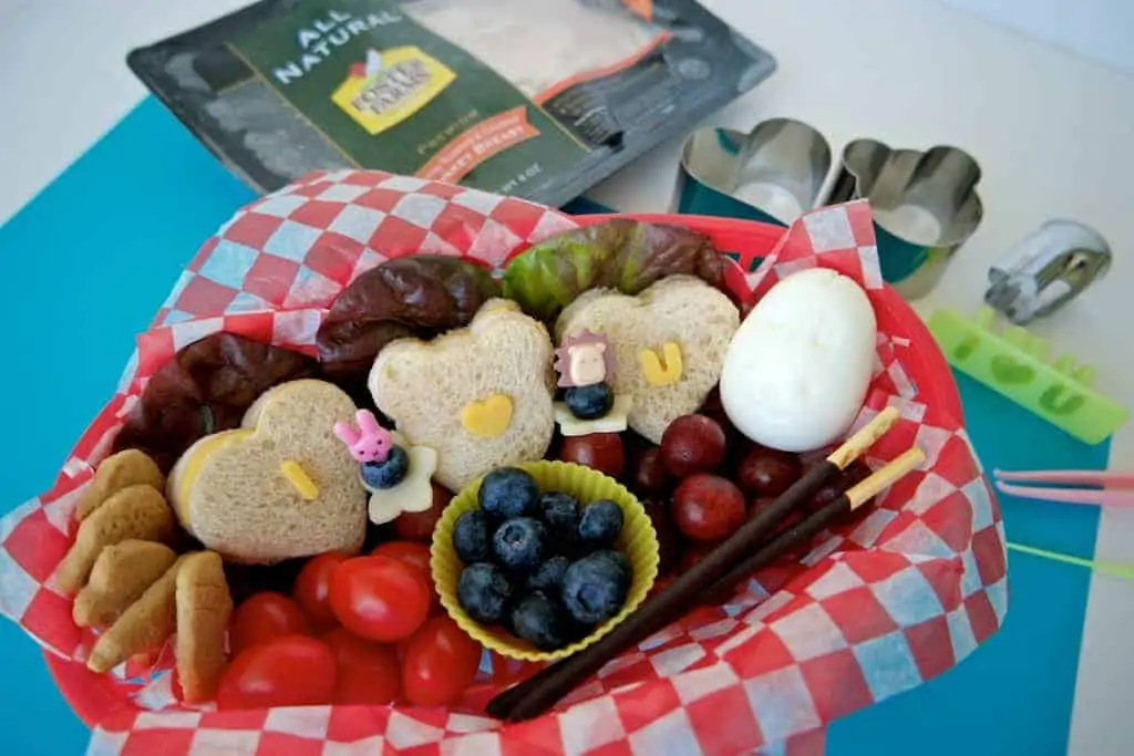 i love you sandwich bento 1