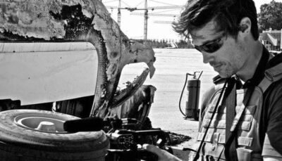 james foley black and white