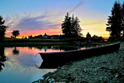 lazy summer sunset