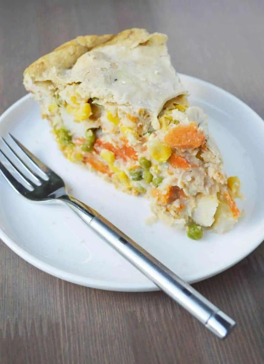 perfectly creamy dairy free chicken pot pie recipe