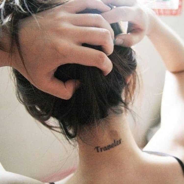 simple travel tattoo ideas