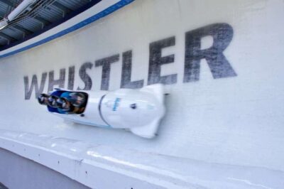 whistler sliding center bob sledding 1